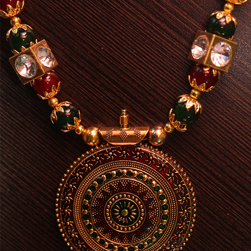 Meenakari Beaded Necklace