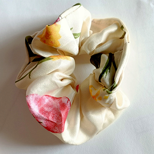 Printed Scrunchies - 4pc