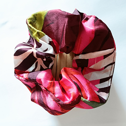 Printed Scrunchies - 4pc