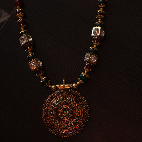 Meenakari Beaded Necklace