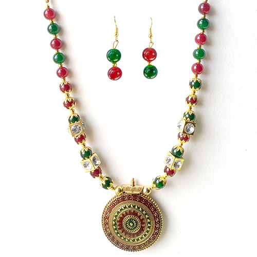 Meenakari Beaded Necklace