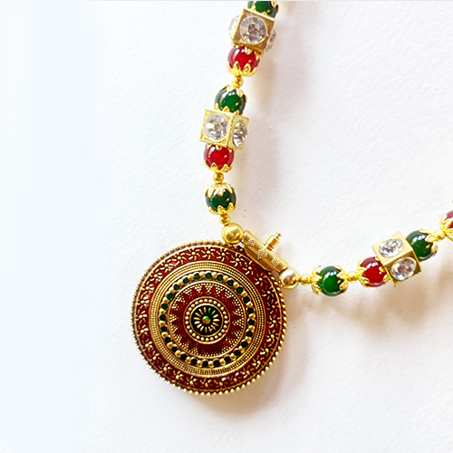 Meenakari Beaded Necklace