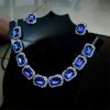 Stone Necklace with Earrings