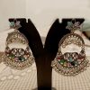 Silver EARINGS mULTICOLOR 2 Oxidised Ghungroo Dangler Earrings