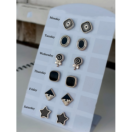 Weekly Studs Earrings