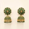 Gold Plated Meenakari Jhumka