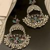 multi earring Oxidised Ghungroo Dangler Earrings