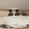 1 Black Oversized Jhumka