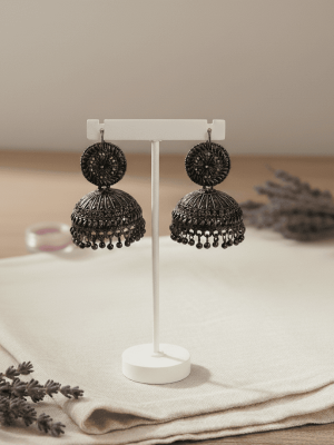 Black Oversized Jhumka