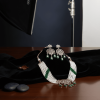Kundan Pearl Necklace Set Green