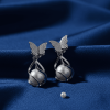 Butterfly Pearl Earring