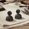 3 Black Oversized Jhumka