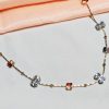 White Zoom Colorful Gemstone Pendant