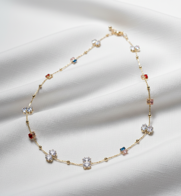 d Colorful Gemstone Pendant