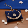 Pearl & Kundan Style Set with Mangtika and Earring