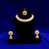 Pearl & Kundan Style Set with Mangtika and Earring