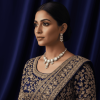 Kundan Necklace Set White