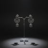 Oxidized Bell Shaped  Earring