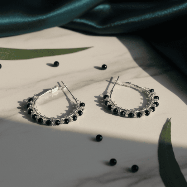 Crystal Hoop Earring