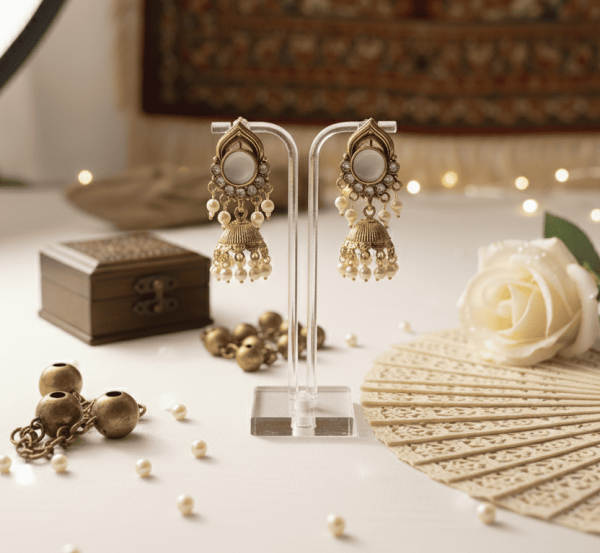 2 Golden Jhumka