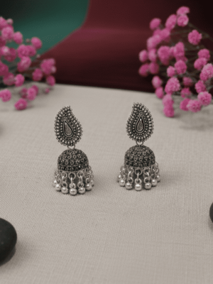 3 Oxidized Keri Shape Earring