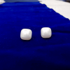 Pearl Square Stud Earring