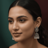 Oxidized Keri Shape Earring