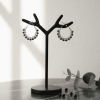 Crystal Hoop Earring