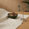 5 Oxidized Floral Earring