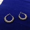 Crystal Hoop Earring