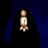 Earrings Kundan Necklace Set Bronze