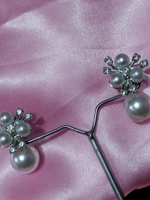Pearl Cluster Drop Earrings