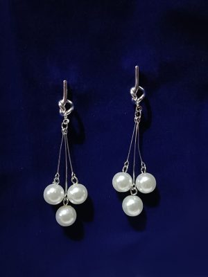 Knot of Pearls Earrings
