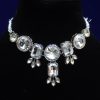 Kundan Necklace Set White