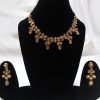 Amber Bloom Petal Jewellery Necklace Set