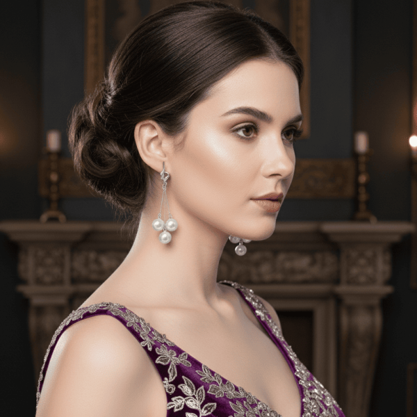 Knot of Pearls Earrings