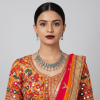 Model Choker Oxidized Necklace Set