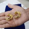 Tri-Hoops Korean Earring