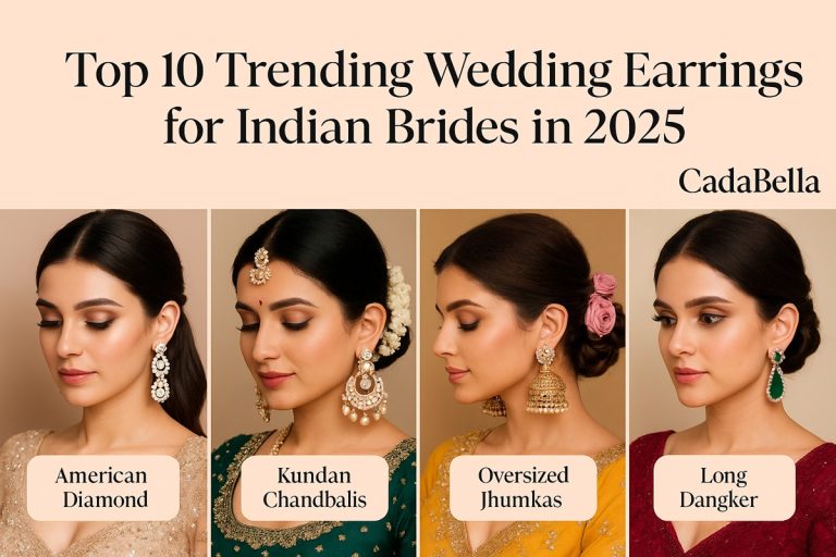 Trending bridal earrings 2025