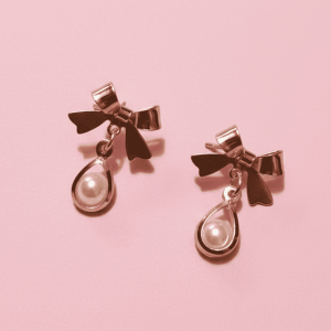 Korean Bow Earring