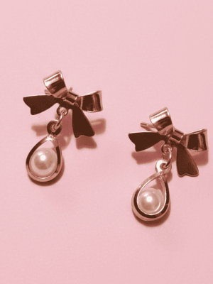 Korean Bow Earring
