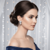 Pearl Cluster Drop Earrings