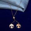 Rose Gold Celestial & Heart Charm Pendant