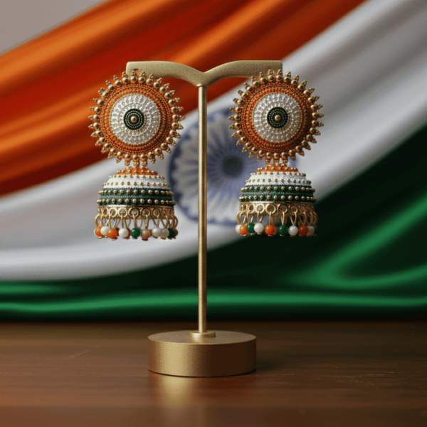 Tricolor Jhumka