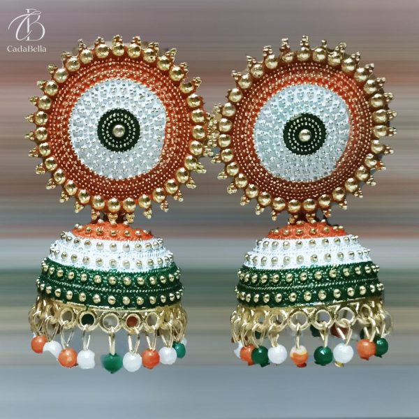 Tricolor Jhumka