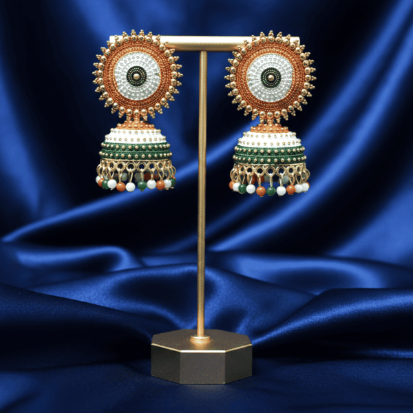 Tricolor Jhumka