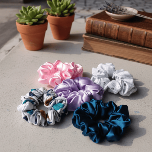 Premium Scrunchies - Set of 5