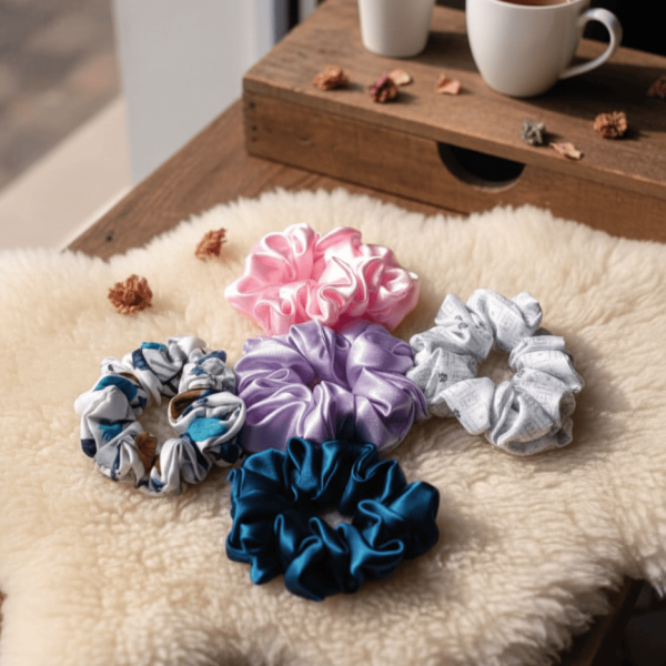 Premium Scrunchies - Set of 5
