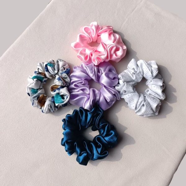 Premium Scrunchies - Set of 5