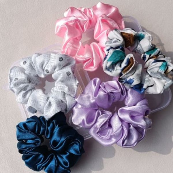 Premium Scrunchies - Set of 5